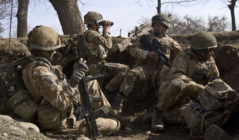 45 Cdo Royal Marines in Helmand, Afghanistan